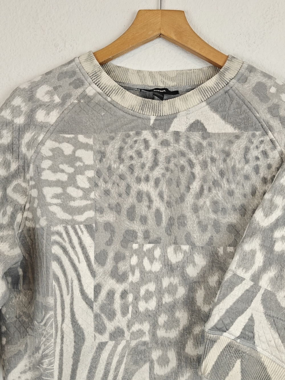 Diesel Multi Animal Print Mini Dress | Y2K Statement Bodycon XS - Picture 7 of 15